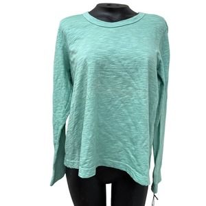 Wilt LS Crew Neck Baby Tee Shirt in Spearmint M